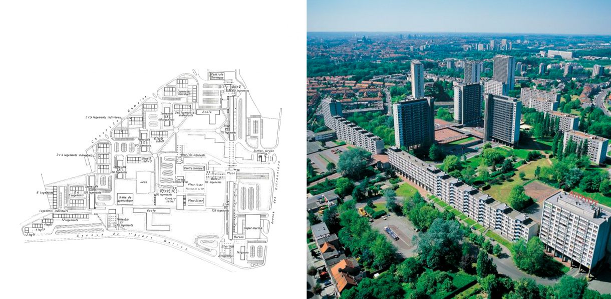 oorspronkelijk masterplan | luchtfoto